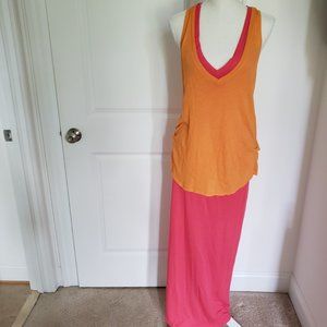 Monrow colorful summer maxi dress